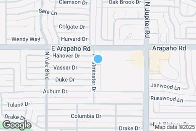 Map image of the property - 900 Westminster Dr