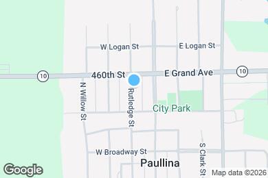 Map image of the property - 214 N Rutledge St