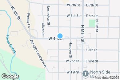 Map image of the property - 1216 Franklin St