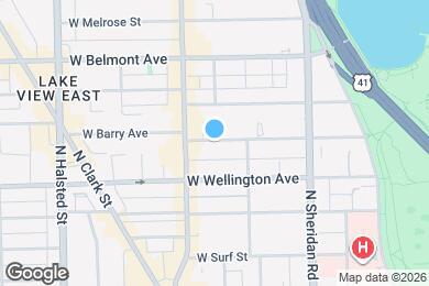 Map image of the property - 527 W Barry Ave