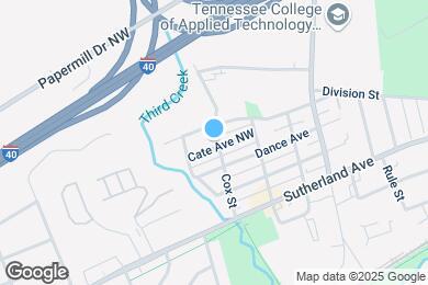 Map image of the property - 801 Cox St