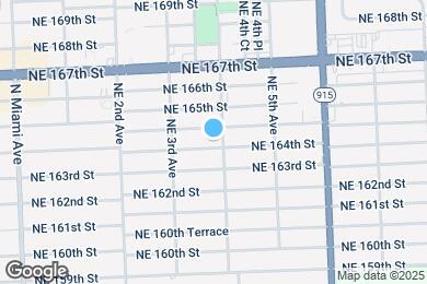 Map image of the property - 381 NE 164th St