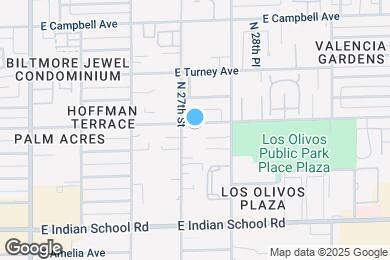 Map image of the property - 2715 E Glenrosa Ave