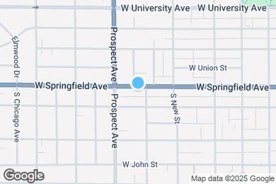 Map image of the property - 803 W Springfield Ave