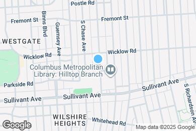 Map image of the property - 453 S Powell Ave