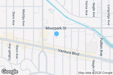 Map image of the property - 4348 Ventura Canyon Ave