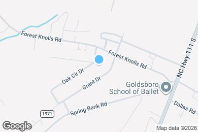Map image of the property - 127 Oak Circle Dr