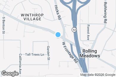 Map image of the property - 2600 Brookwood Way Dr