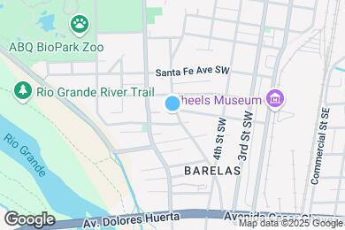 Map image of the property - 1203 Barelas St SW