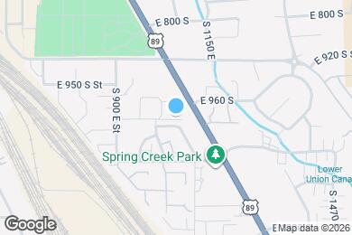 Map image of the property - 1055 E 1060 S