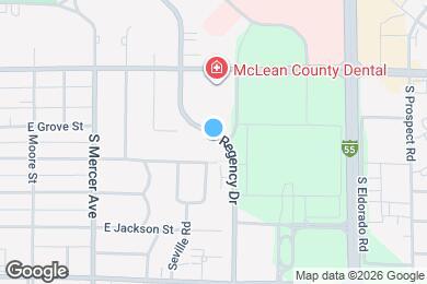 Map image of the property - 121 S Regency Dr