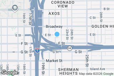 Map image of the property - 847 1/2 21st St