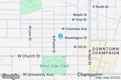 Map image of the property - 305 W Washington