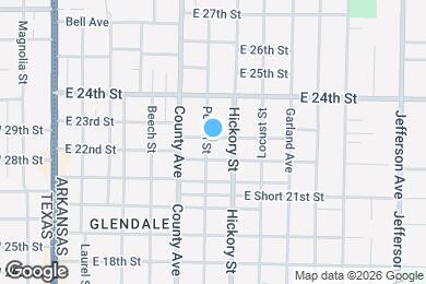 Map image of the property - 2226 Pecan St