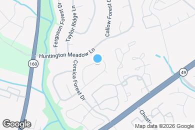 Map image of the property - 13626 Armour Ridge Dr