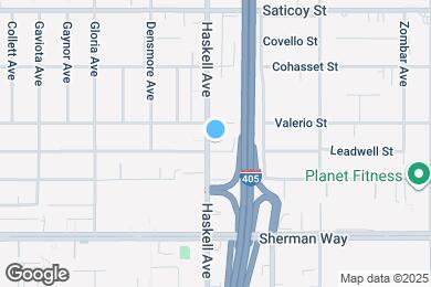 Map image of the property - 7340 Haskell Ave