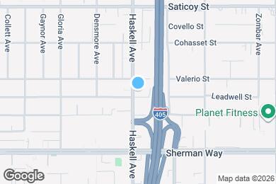 Map image of the property - 7340 Haskell Avenue