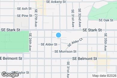 Map image of the property - 2938 SE Washington St