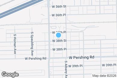 Map image of the property - 3126 W 38th St