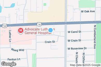 Map image of the property - 1404 Carol St