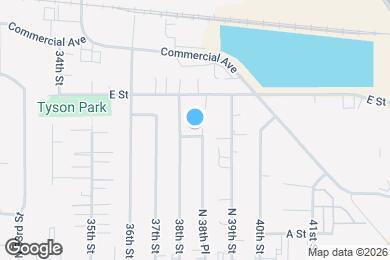 Map image of the property - 522 38th Pl