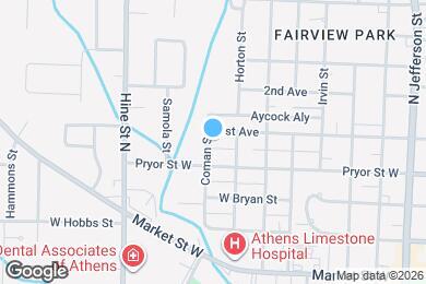 Map image of the property - 410 Coman St