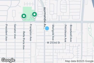 Map image of the property - 25108 Normandie Ave