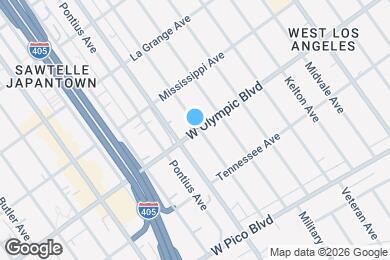 Map image of the property - 11065 W Olympic Blvd