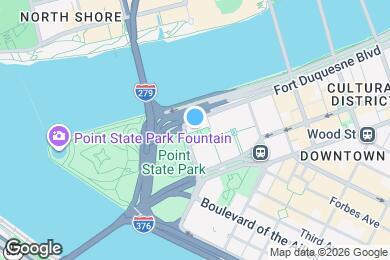 Map image of the property - 320 Fort Duquesne Blvd