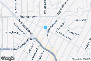 Map image of the property - 1171 Hyperion Ave