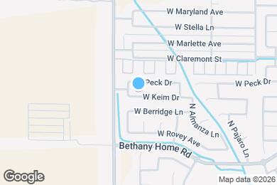 Map image of the property - 13830 W Keim Dr