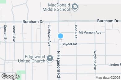 Map image of the property - 622 N Hagadorn Rd