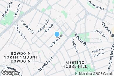 Map image of the property - 55 Coleman St