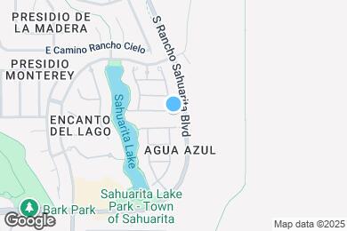 Map image of the property - 576 E Calle De Ocaso