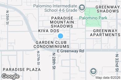 Map image of the property - 2833 E Beck Ln