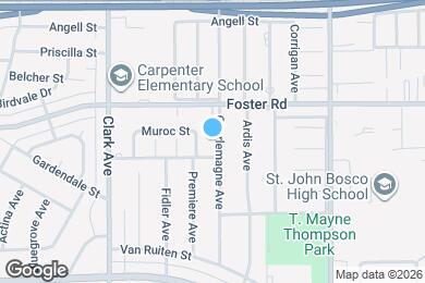 Map image of the property - 13607 Charlemagne Ave