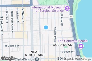 Map image of the property - 1366 N Dearborn St