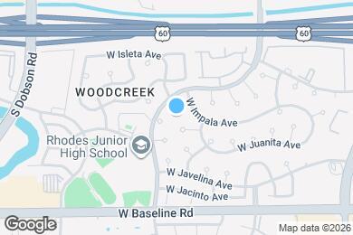 Map image of the property - 1565 W Irisado Cir