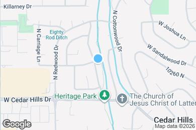 Map image of the property - 10216 N Forest Creek Dr