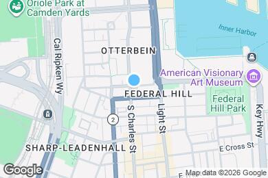 Map image of the property - 723 S Charles St