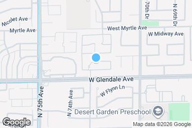 Map image of the property - 7285 W Glenn Dr
