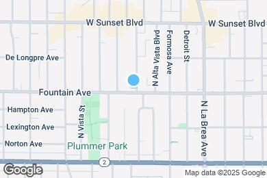 Map image of the property - 1301 N Poinsettia Pl