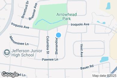 Map image of the property - 1556 Shenandoah Ln