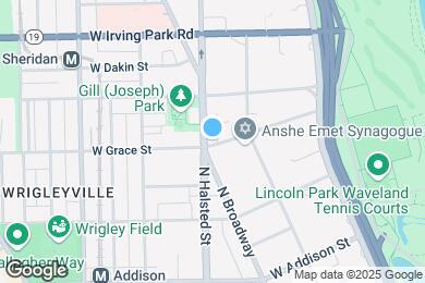 Map image of the property - 732 W. Grace / 3803-3809 N. Broadway