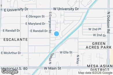 Map image of the property - 2628 E Orange St.