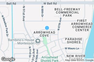 Map image of the property - 8819 W Kings Ave