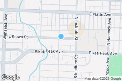 Map image of the property - 803 E Kiowa St