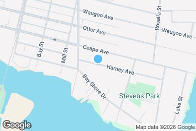 Map image of the property - 919 Harney Ave