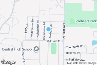 Map image of the property - 5800 Foxboro Ln