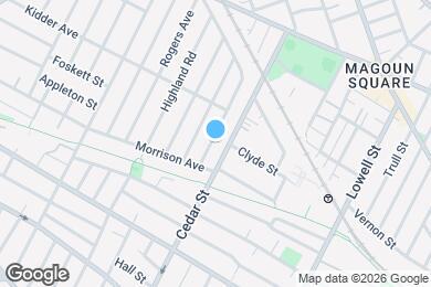 Map image of the property - 19 Boston Ave